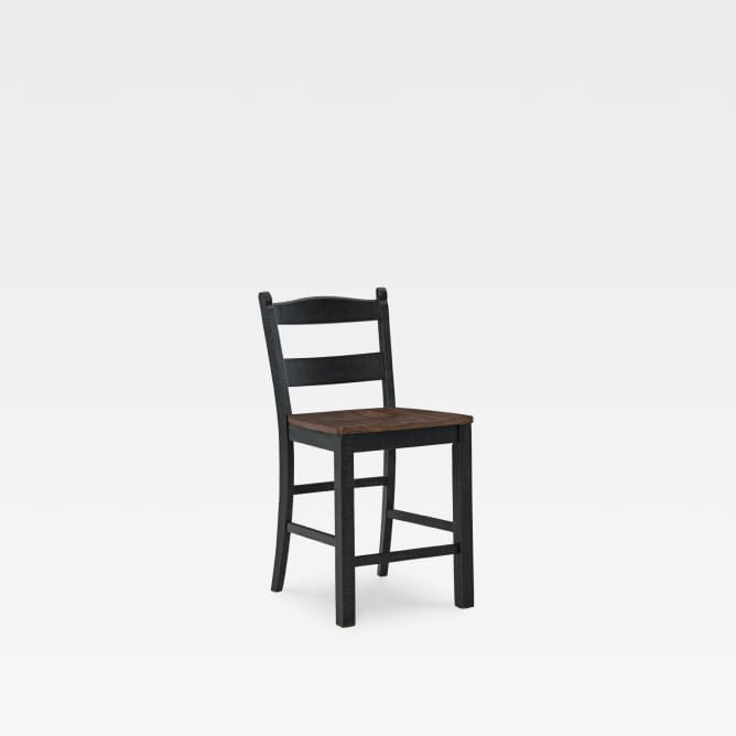 Valebeck Counter Height Barstool with Hard Seat and Back