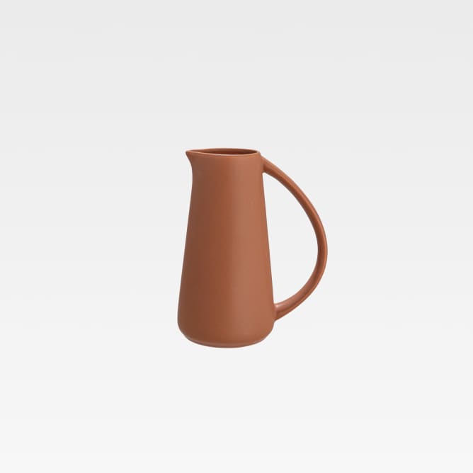 Storied Home Modern Stoneware Pitcher