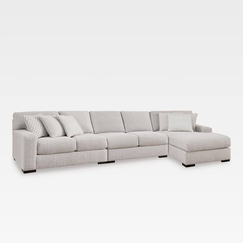 Larce 3-Piece Performance Fabric Sectional with Chaise