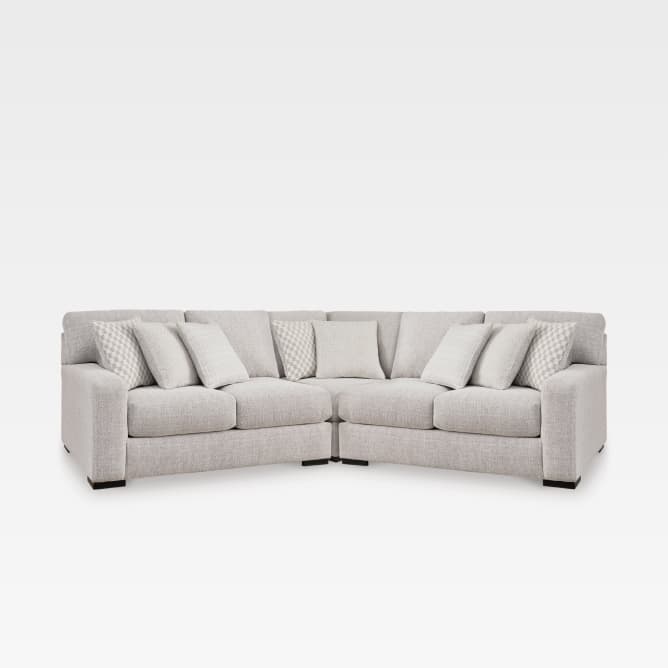 Larce 3-Piece Performance Fabric Sectional