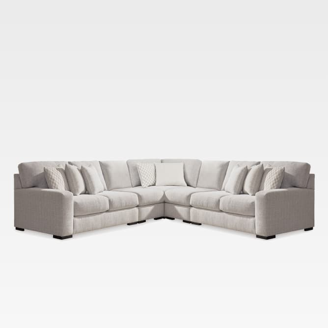 Larce 5-Piece Performance Fabric Sectional