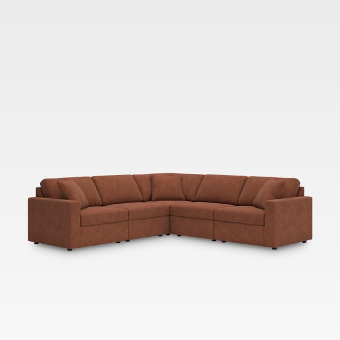 Modmax 5-Piece Performance Fabric Modular Sectional