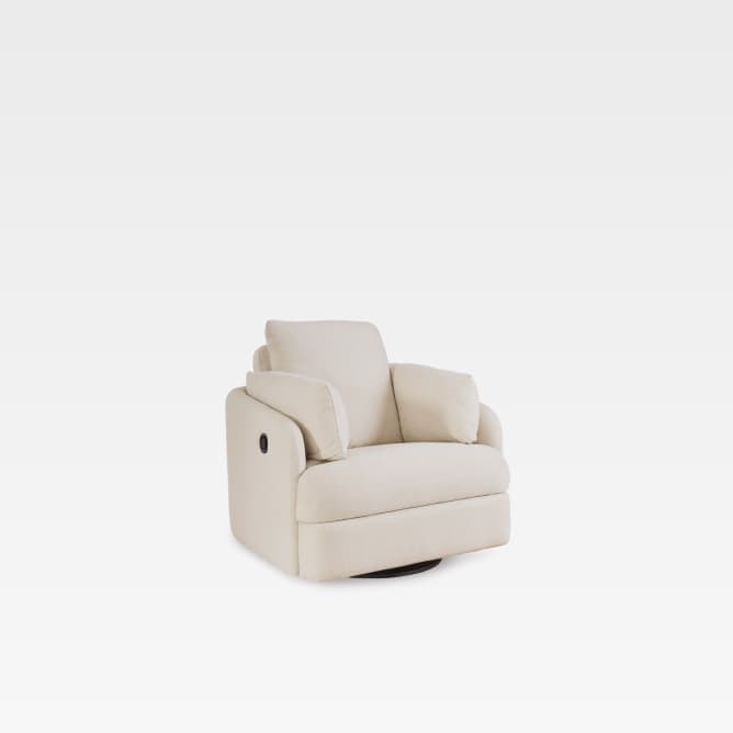 Modmax Performance Fabric Swivel Glider Recliner
